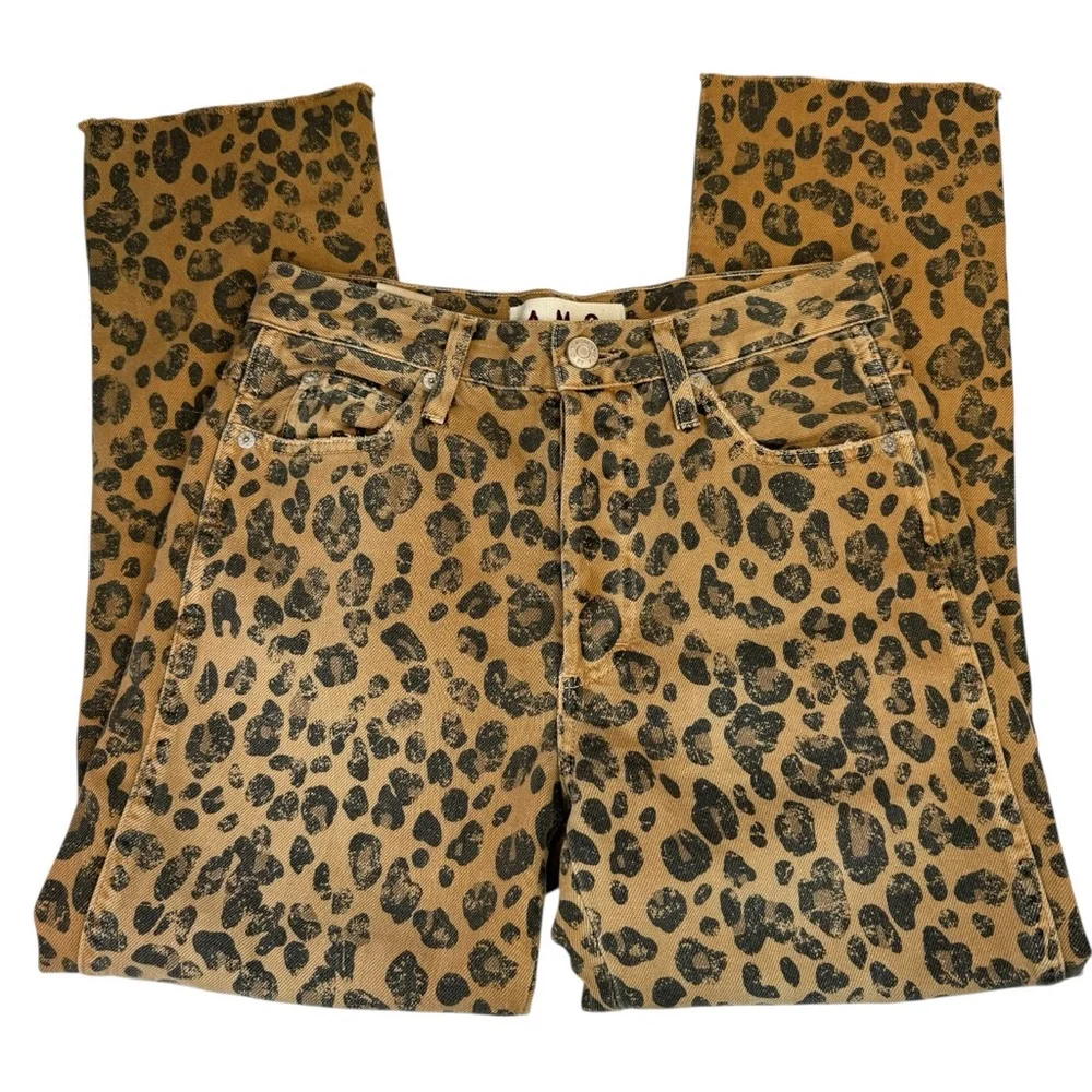 AMO Leopard Lover Boy High Rise Jeans 25